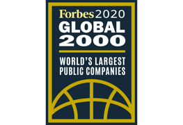 Forbes 2020 Global 2000 award