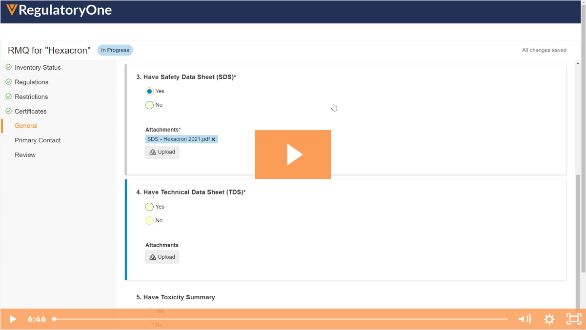 Veeva RegulatoryOne Compliance Management - Dynamic RMQ Demo