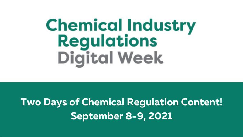 Chemical industry regulations digital week