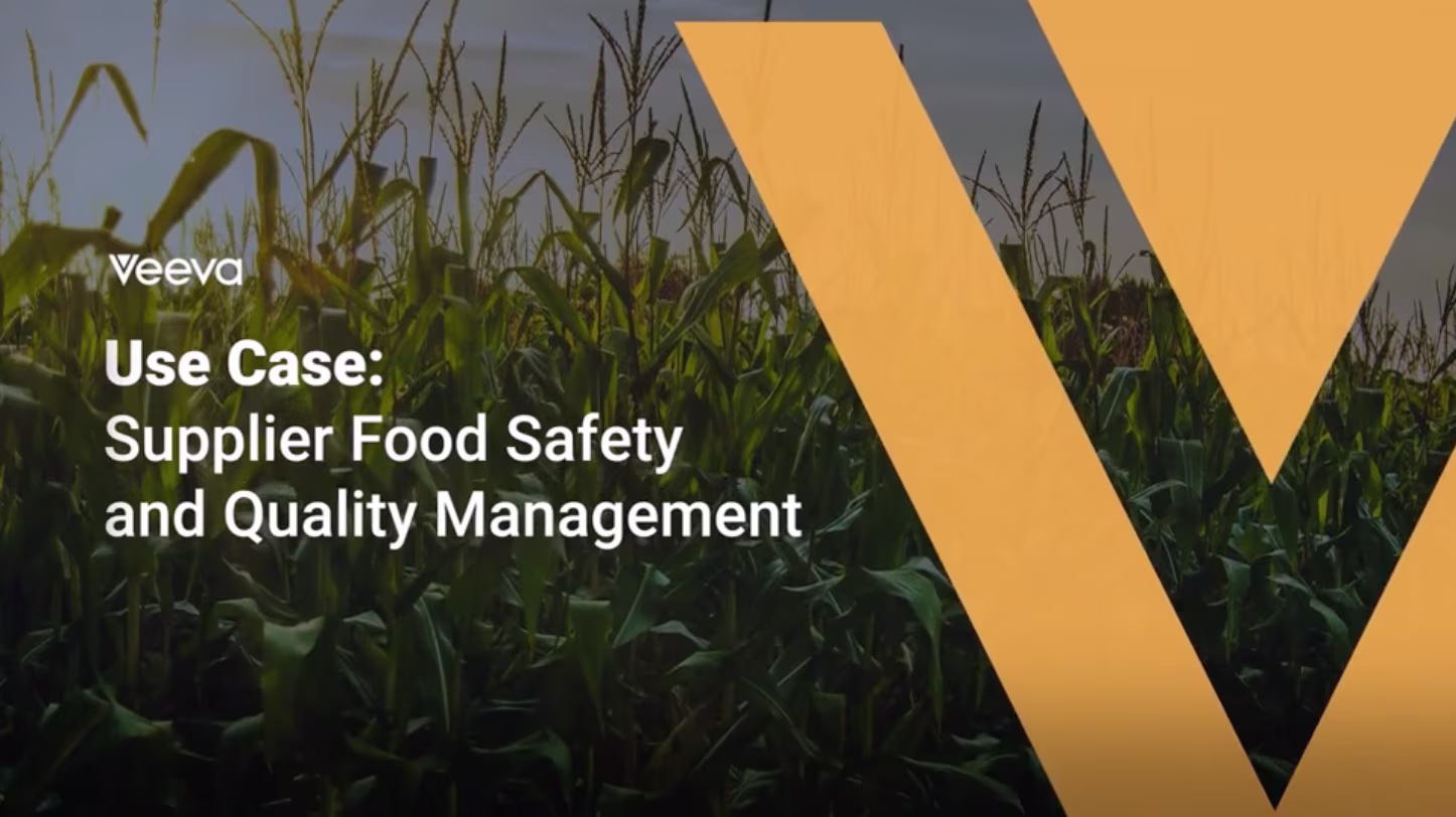 Use Case_Supplier Food Safety and Quality Management