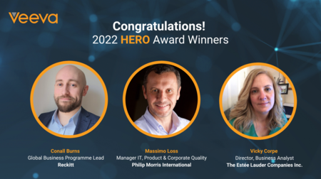 2022 Hero Award Winners Veeva