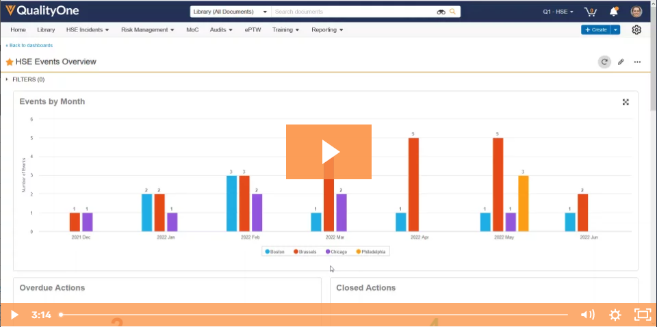 HSE Demo - Reporting Data-driven Performance