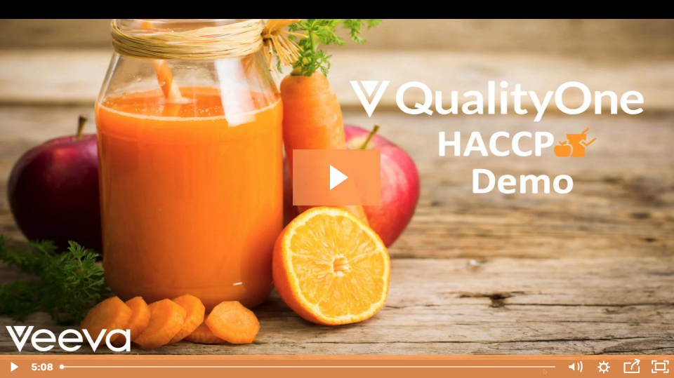QualityOne Food Safety HACCP Demo Sept 2021