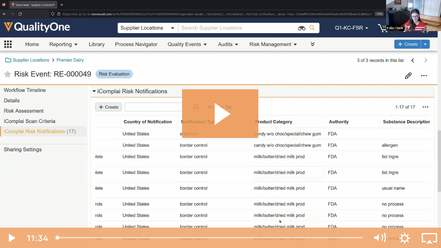 iComplai Integration with QualityOne for Supplier Qualification and Risk Assessment featured image